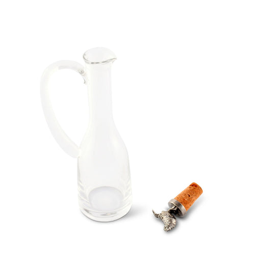 Vagabond House Song Bird Cruet Bottle with Song Bird Cork Stopper