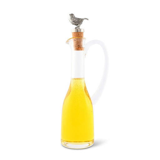 Vagabond House Song Bird Cruet Bottle with Song Bird Cork Stopper