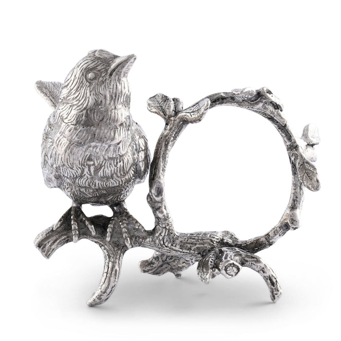 Pewter Song Bird Napkin Ring