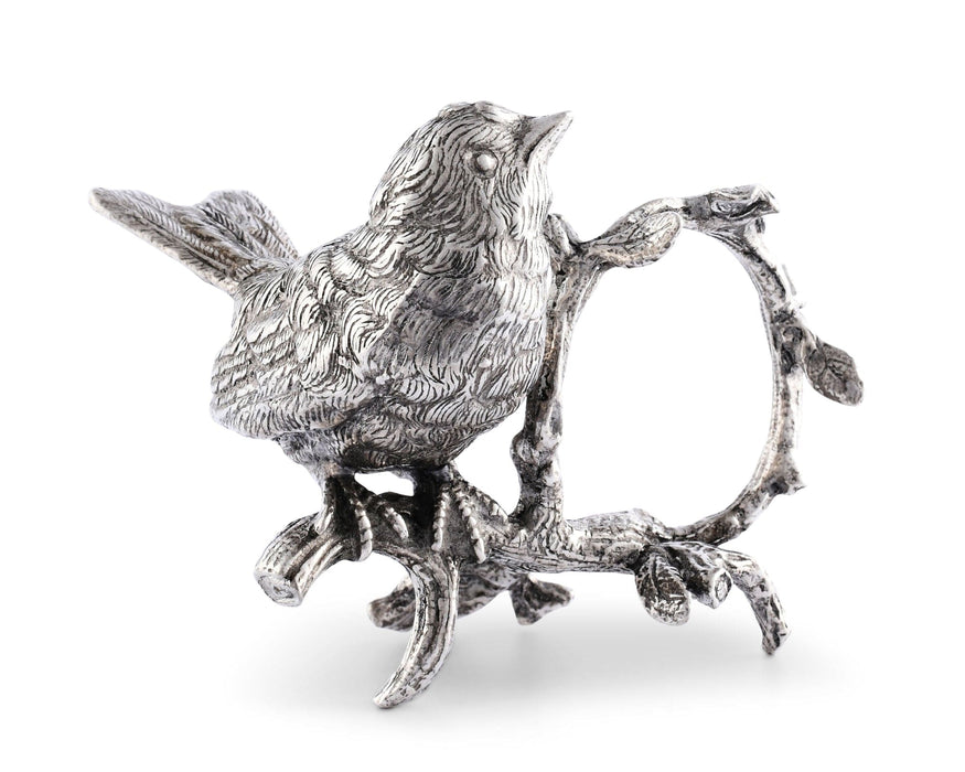 Pewter Song Bird Napkin Ring