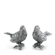 Vagabond House Song Bird Pewter Song Birds Salt & Pepper Set