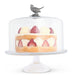 Vagabond House Song Bird Song Bird Glass Covered Cake / Dessert Stand