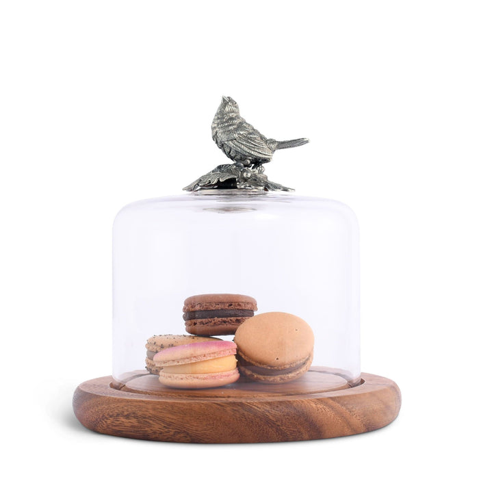 Vagabond House Song Bird Song Bird Glass Covered Cheese Wood Board