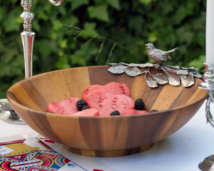 Song Bird Salad Serving Bowl