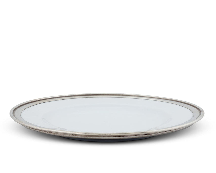 Classic Pewter Rim Dinner Plate