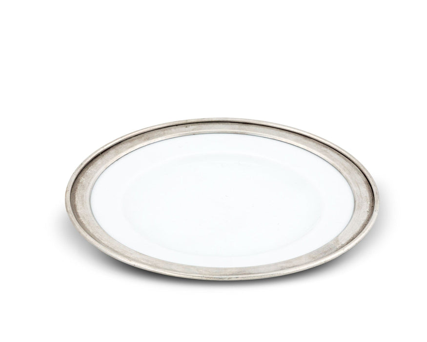 Vagabond House Tribeca Classic Pewter Rim Salad Plate