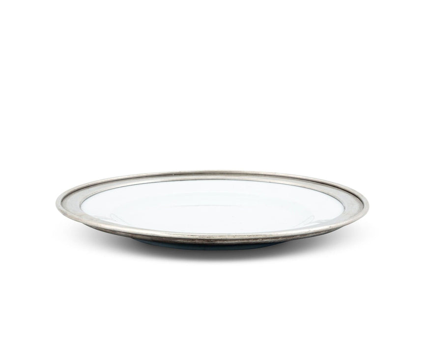 Classic Pewter Rim Salad Plate