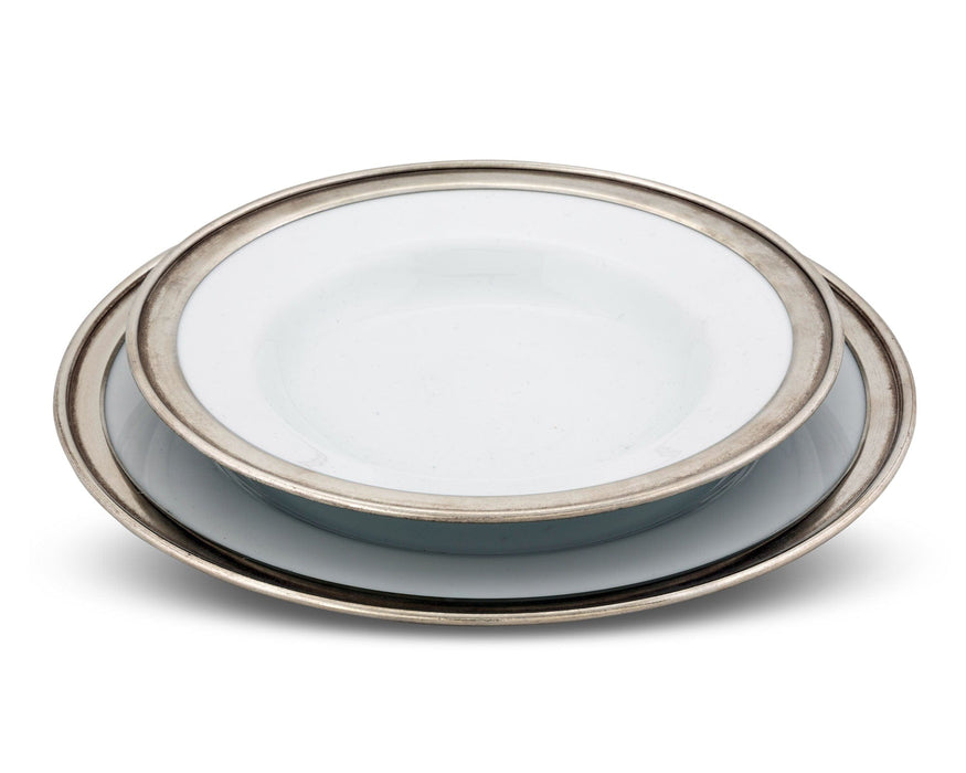 Classic Pewter Rim Soup Bowl