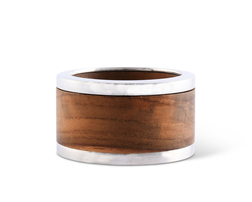 Modern Tribeca Teak Napkin Ring