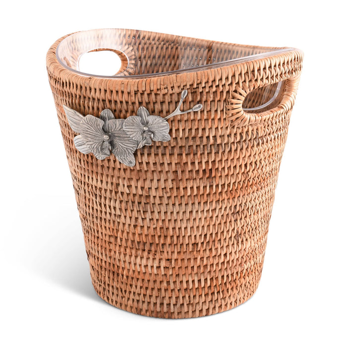 Orchids Hand Woven Wicker Rattan Champagne  / Ice Bucket