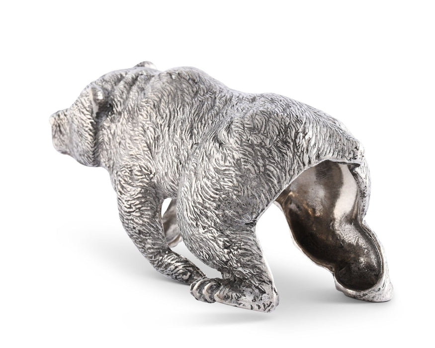 Pewter Sleeping Bear Napkin Ring