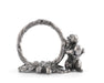 Vagabond House Woodland Creatures Pewter Squirrel Branch Napkin Ring