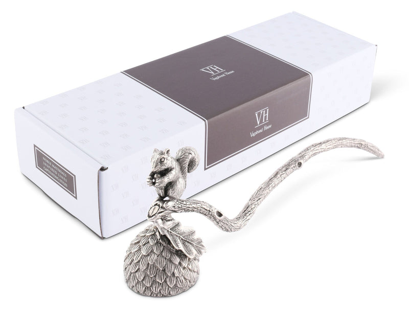 Vagabond House Woodland Creatures Pewter Squirrel Candle Snuffer