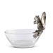 Vagabond House Woodland Creatures Squirrel Glass Nut Bowl