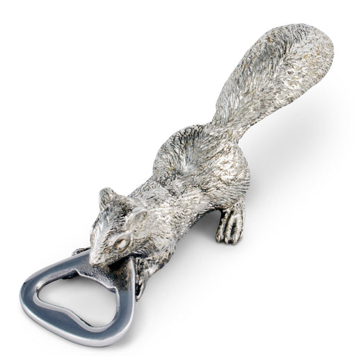 Vagabond House Woodland Creatures Squirrel Pewter Bottle Opener