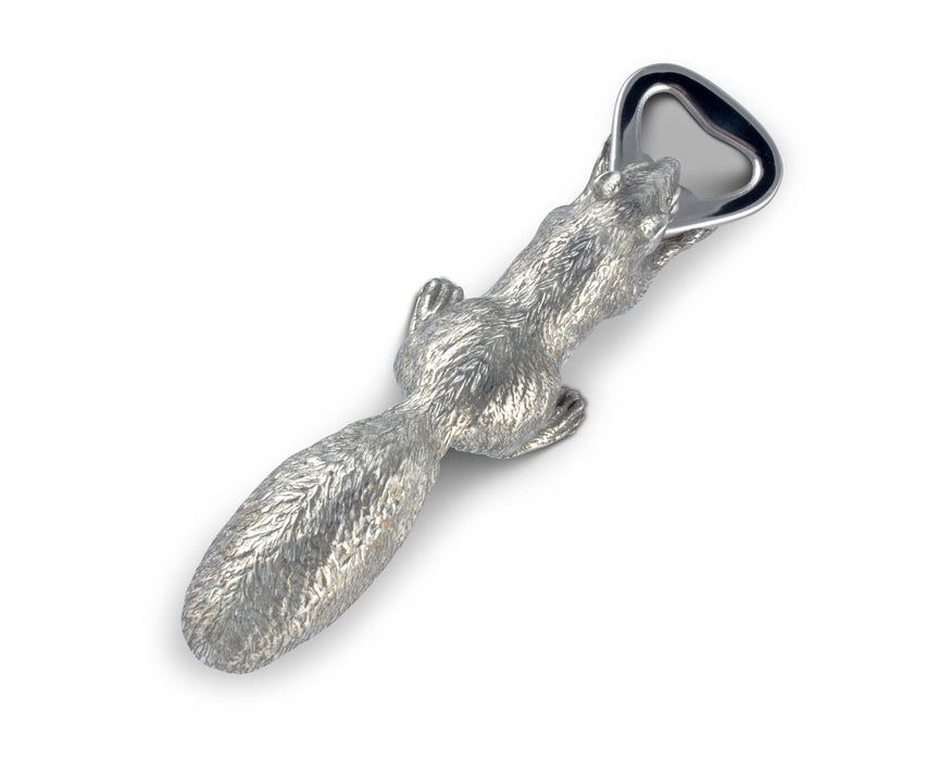 Squirrel Pewter Bottle Opener