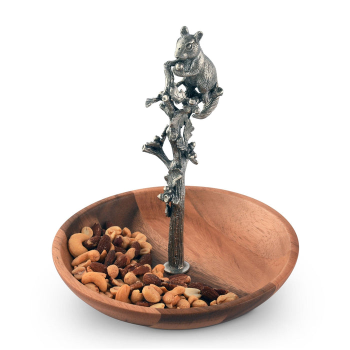 Squirrel Wood Candy / Nut Dish