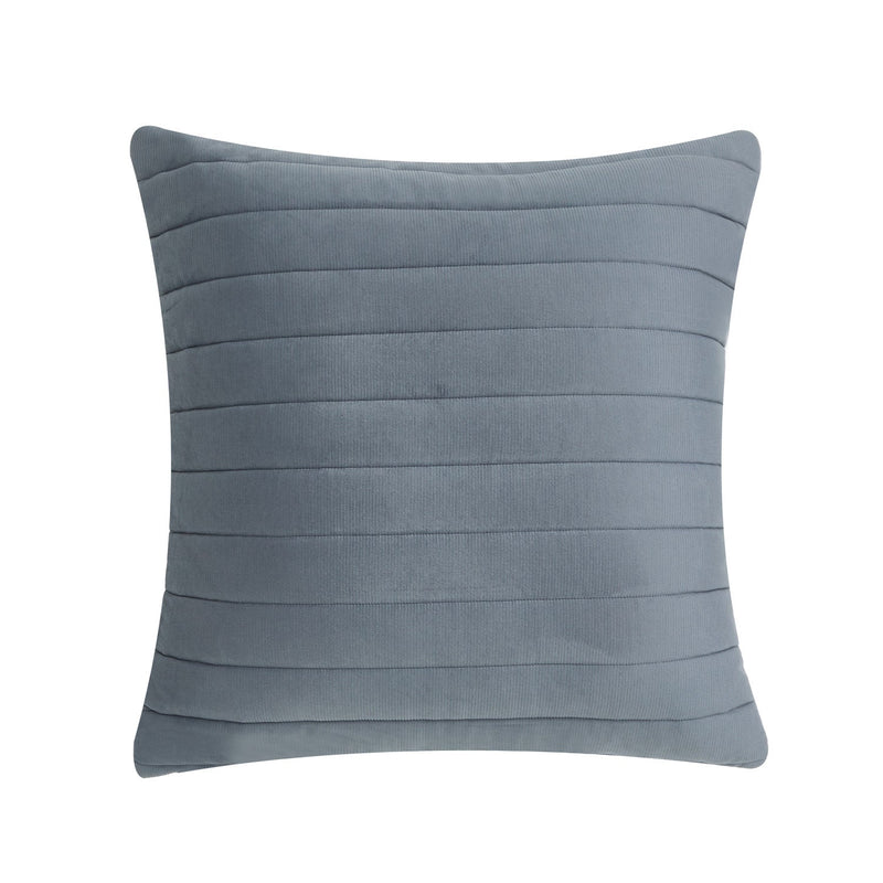 Valencia 20" Square Quilted Decorative Throw Pillow