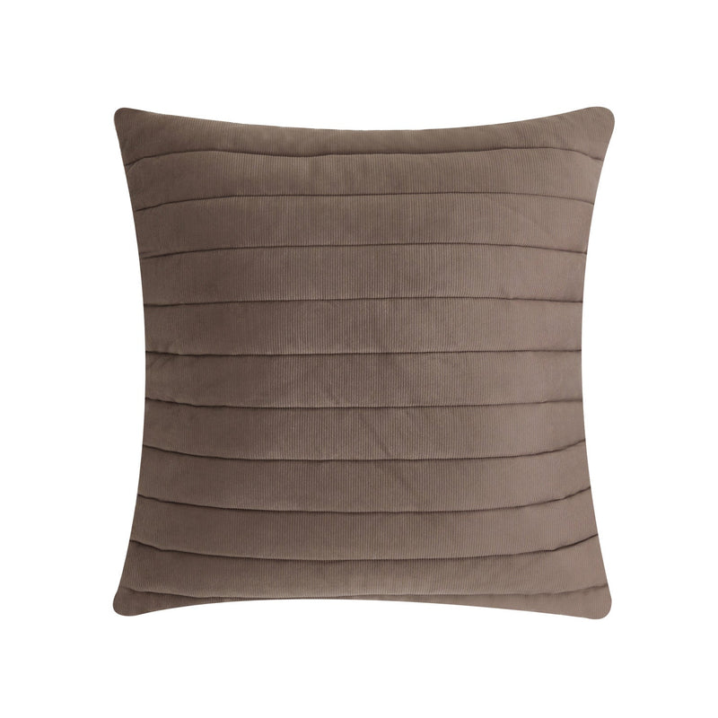 Valencia 20" Square Quilted Decorative Throw Pillow