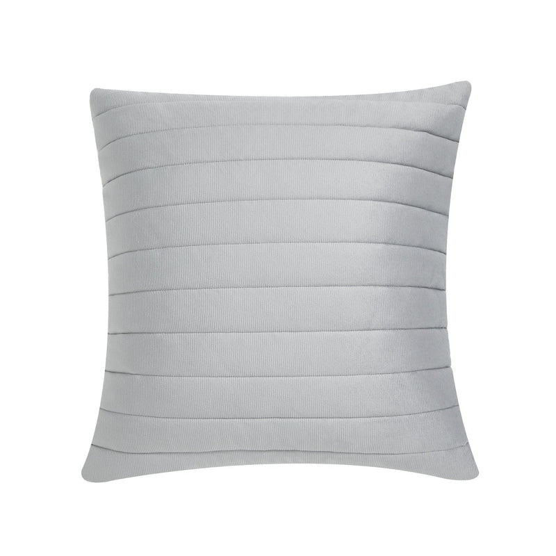 Valencia 20" Square Quilted Decorative Throw Pillow
