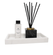 Vivience Fol Inc. Black Marble Reed Diffuser, "Cold Water" Scent
