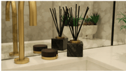 Vivience Fol Inc. Black Marble Reed Diffuser, "Cold Water" Scent