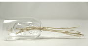 Vivience Fol Inc. Clear Reed Diffuser With White Circular Inlay, "Cold Water" Scent