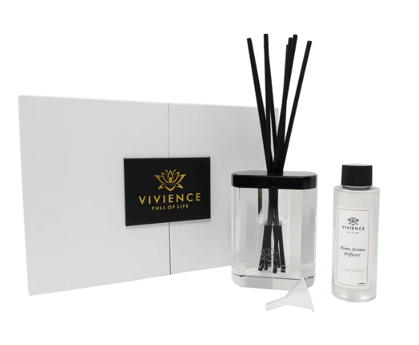 Vivience Fol Inc. Crystal Reed Diffuser, "Zen Tea" Scent