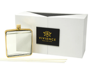 Vivience Fol Inc. Gold Framed Square Shaped Diffuser, "Zen Tea" Scent