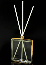 Vivience Fol Inc. Gold Framed Square Shaped Diffuser, "Zen Tea" Scent