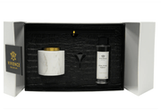 Vivience Fol Inc. White Marble Reed Diffuser, "Zen Tea" Scent