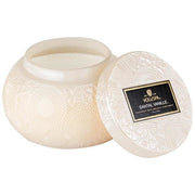 Voluspa Bowls Santal Vanille Embossed Chawan Bowl Glass Candle