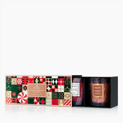 Voluspa Candles Holiday Essentials Candle Trio Assorted Gift Set