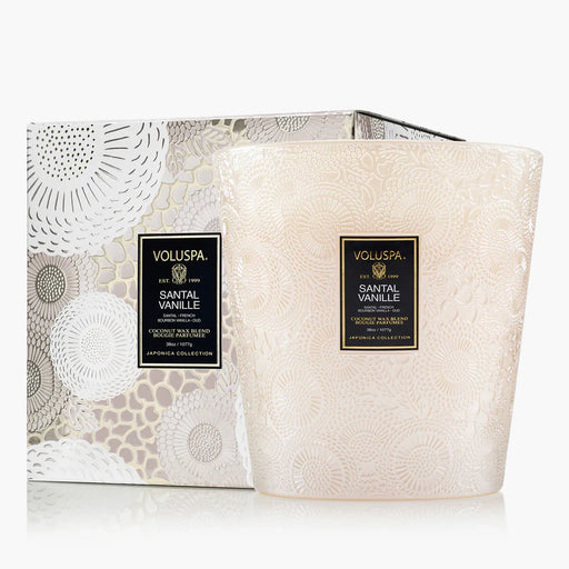 Voluspa Candles Santal Vanille 3 Wick Hearth Candle
