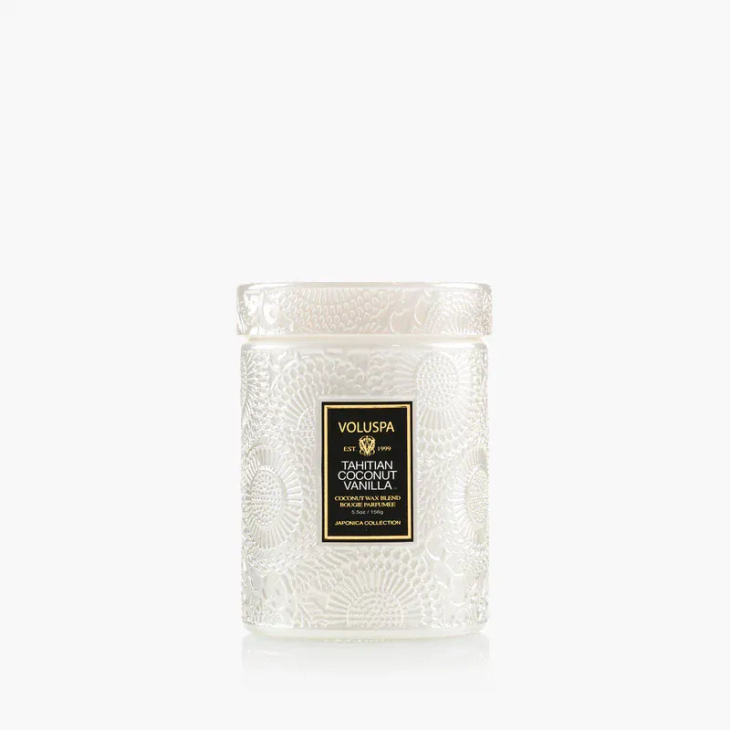 Voluspa Candles Tahitian Coconut Vanilla Small Jar Candle