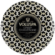 Voluspa Candles Voluspa CRISP CHAMPAGNE 3 WICK TIN CANDLE