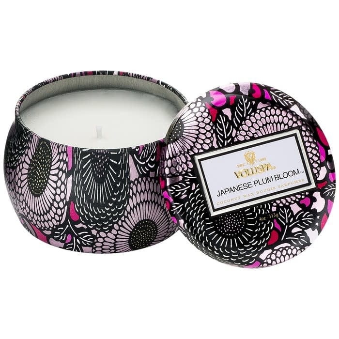 Voluspa Japanese Plum Bloom Mini Decorative Tin