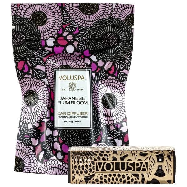 Voluspa Japanese Plum Bloom Travel Diffuser and Fragrance Cartridge