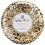 Voluspa Prosecco Bellini 2 wick maison metallo candle