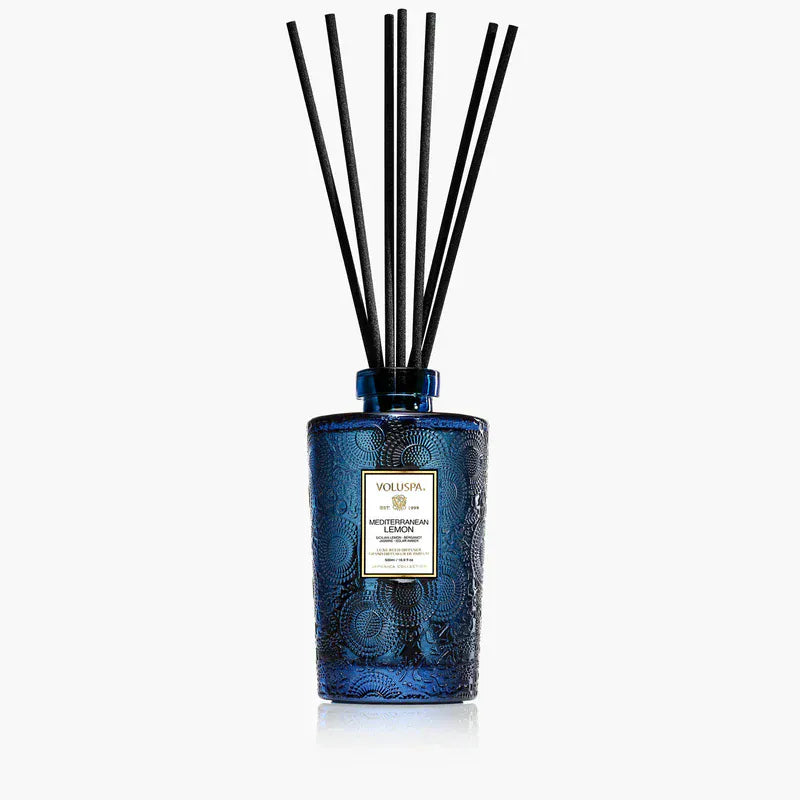 Voluspa Scent Diffuser Mediterranean Lemon Luxe Reed Diffuser