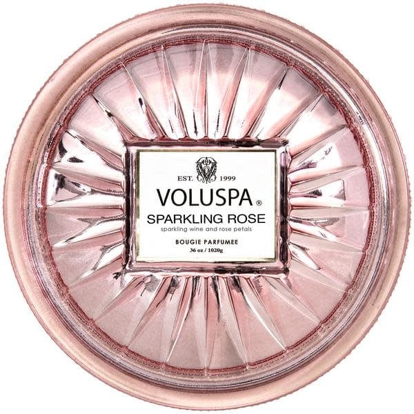 Voluspa Sparkling Rose - Corta maison Candle with lid