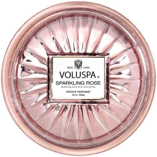 Voluspa Sparkling Rose Grande Maison Candle with Lid