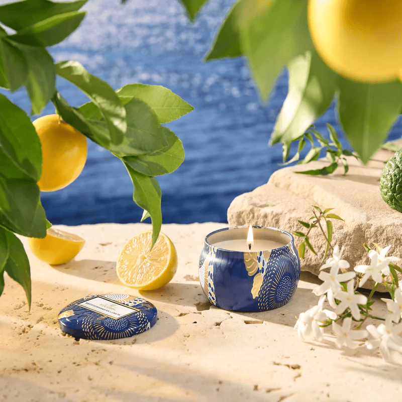 Voluspa Unclassified Mediterranean Lemon Mini Tin Candle