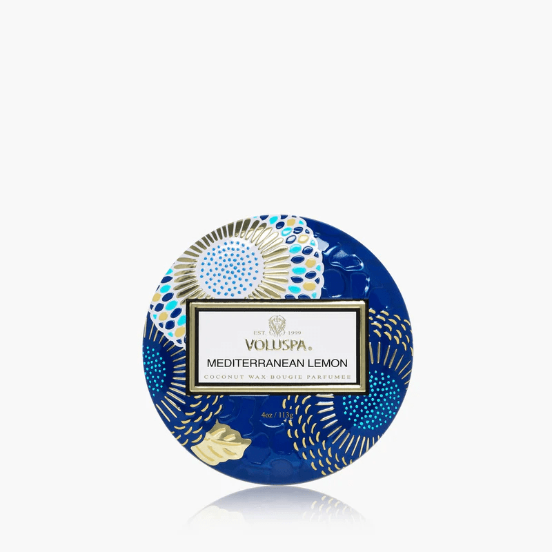 Voluspa Unclassified Mediterranean Lemon Mini Tin Candle