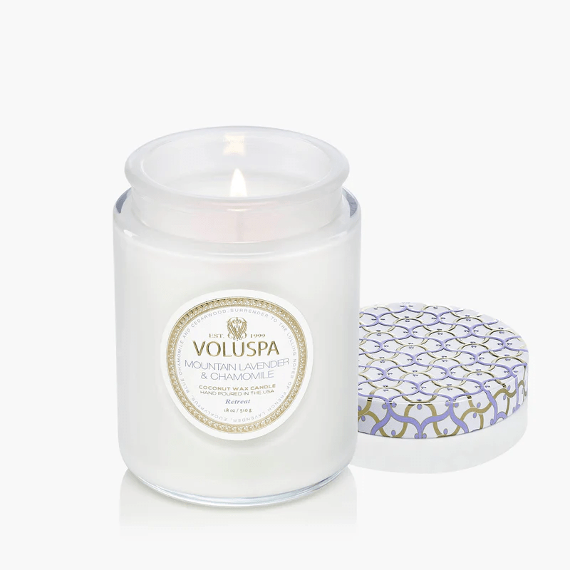 Voluspa Unclassified Mountain Lavender & Chamomile Large Jar Candle