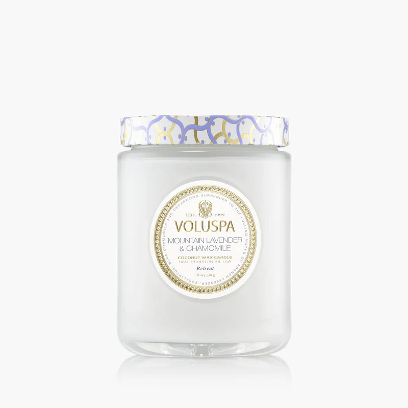 Voluspa Unclassified Mountain Lavender & Chamomile Large Jar Candle