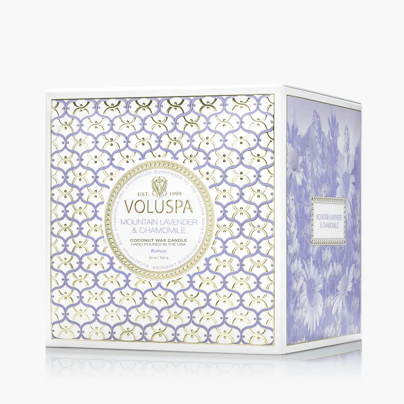 Voluspa Unclassified Mountain Lavender & Chamomile Luxe Candle