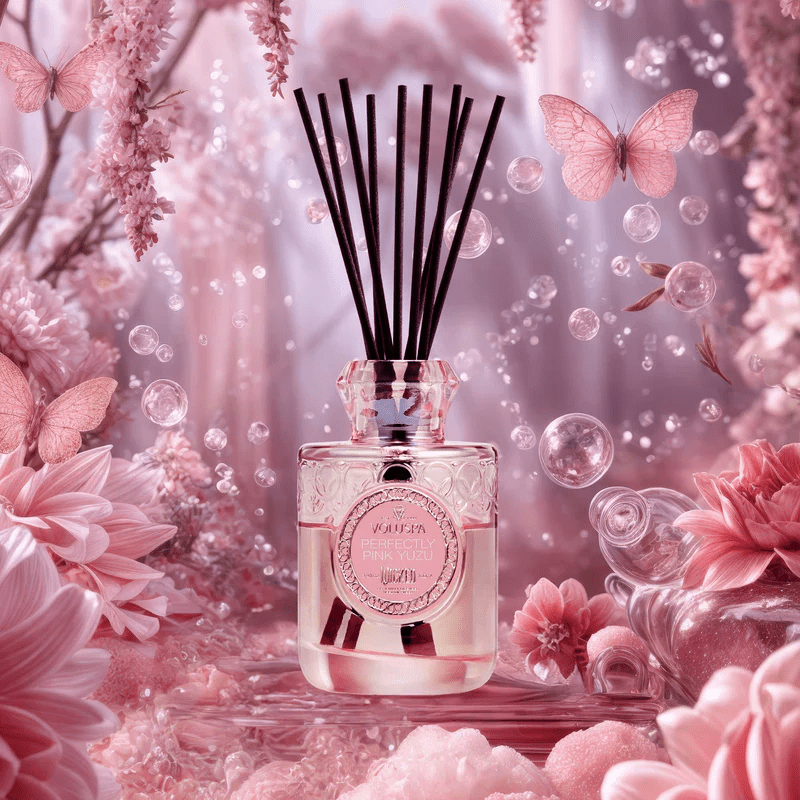Voluspa Unclassified Perfect;y Pink Yuzu Reed Diffuser