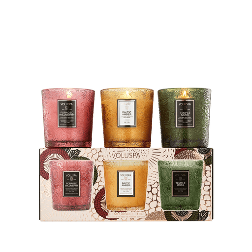 Voluspa Unclassified Restoration 3 Demi Candle Gift Set