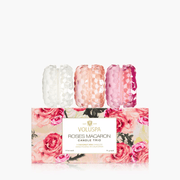 Voluspa Unclassified Roses Macaron Trio Gift Set